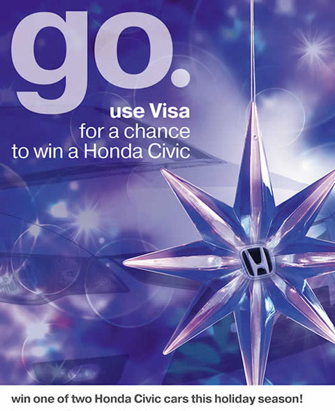 Honda visa card #6