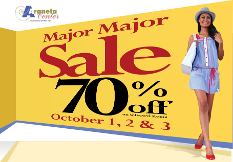 Major Major Sale at Araneta Center