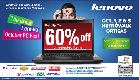 The Great Lenovo October PC Fest