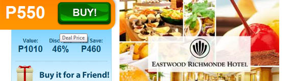 P550 Buffet at Eastwood Richmonde Hotel
