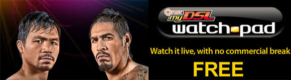 Watch Pacquiao vs Margarito Live for Free