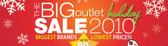 The Big Outlet Holiday Sale 2010