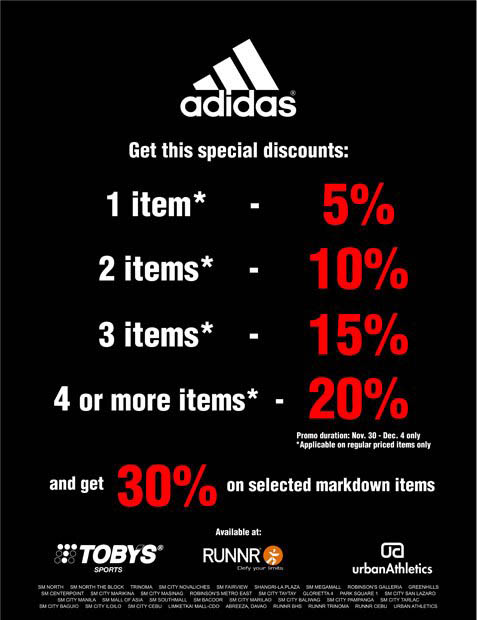 adidas discounts