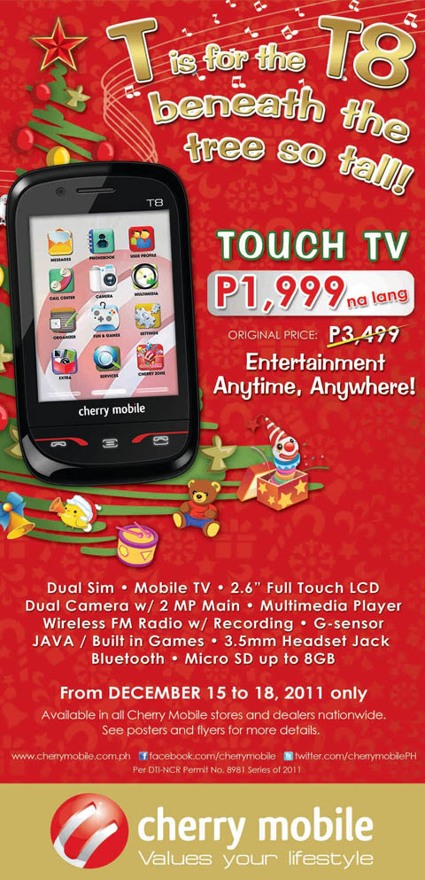Cherry Mobile Touch TV Sale