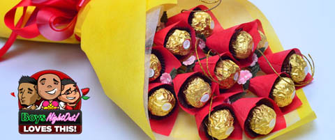 50 percent off Ferrero Bouquet for Valentine’s Day