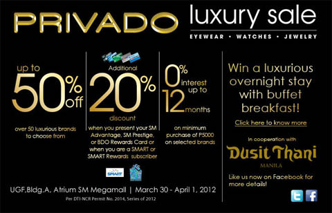 Privado Luxury Sale 2012