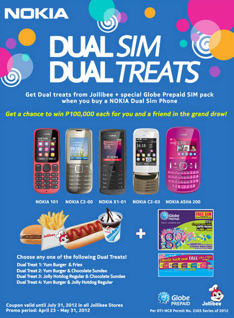 Nokia Dual SIM, Dual Treats