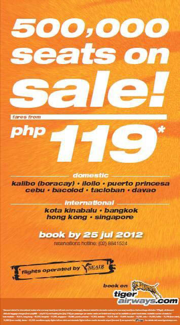 SEAIR Seat Sale 2012