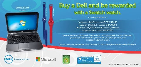 Swatch Watch Reward From Dell