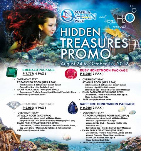 Manila Ocean Park and Hotel H2o Hidden Treasures Promo