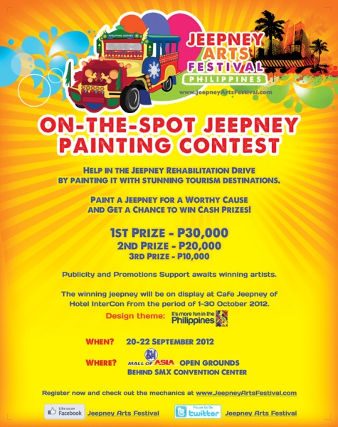 On-the-spot Jeepney Painting Contest