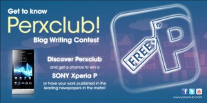 Perxclub! Blog Writing Contest