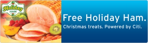 Citibank-Walter Mart Free Holiday Ham