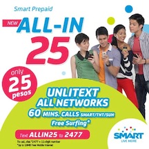 Smart Prepaid All-In 25 Promo