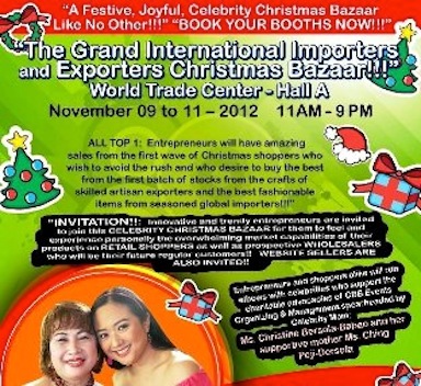 Grand International Importers And Exporters Christmas Bazaar