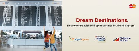 Dream Destinations: PAL, AirPhil Express, and Master Card Promo
