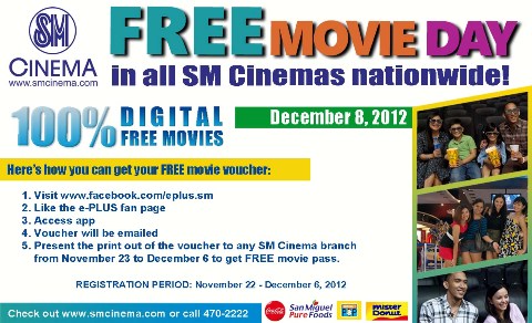 SM Cinema’s FREE MOVIE DAY