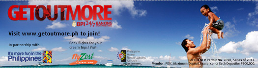 BPI 24/7 BANKING (GET OUT MORE): Get a Chance to Win 7 Dream Trips!