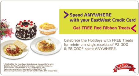 Free Red Ribbon Treats From EastWest Bank