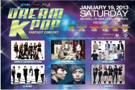 Dream Kpop Fantasy Concert promos