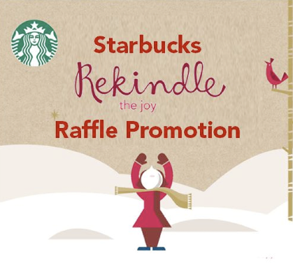 Starbucks Rekindle the Joy Raffle Promo