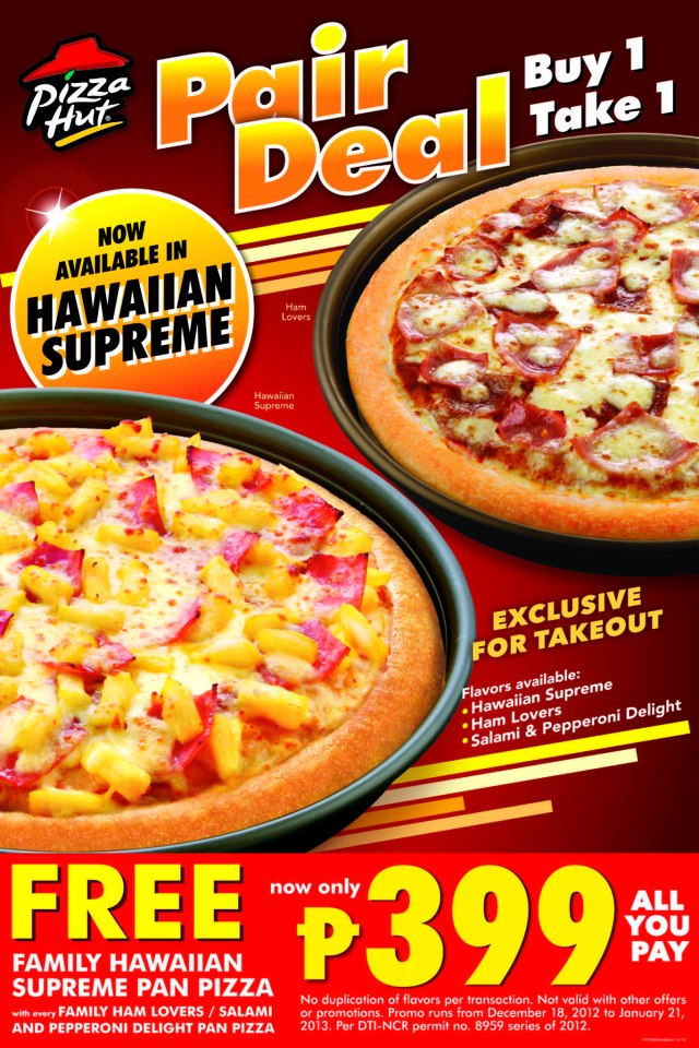 Pizza Hut Pair Deal