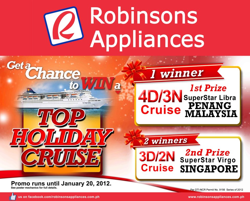 Robinsons Holiday Cruise Promo