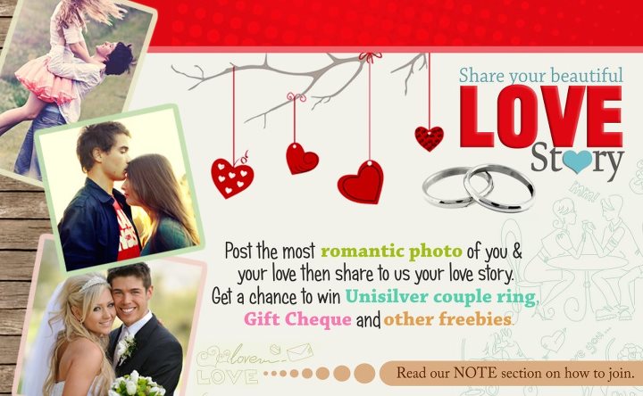 Unisilver Share Your Beautiful LOVE STORY Contest
