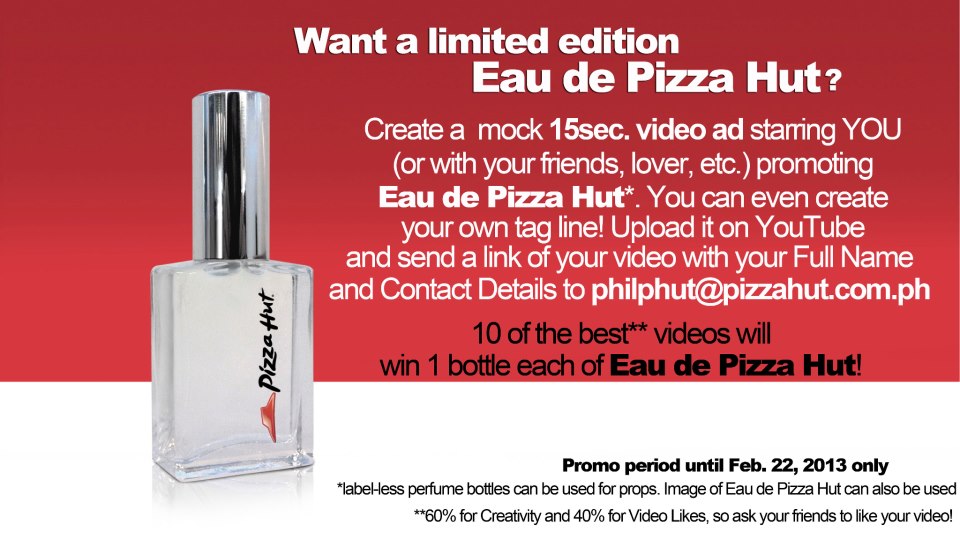Win Pizza Hut Perfume