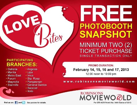 Robinsons Movieworld Love Bites Promo