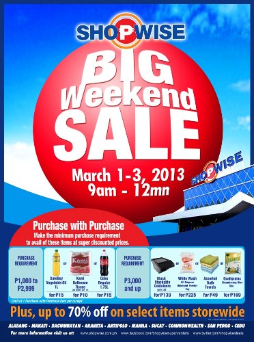 Shopwise Big Weekend Sale