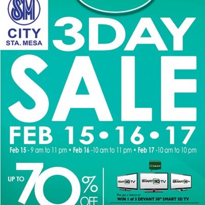 SM City Sta. Mesa 3-Day Sale