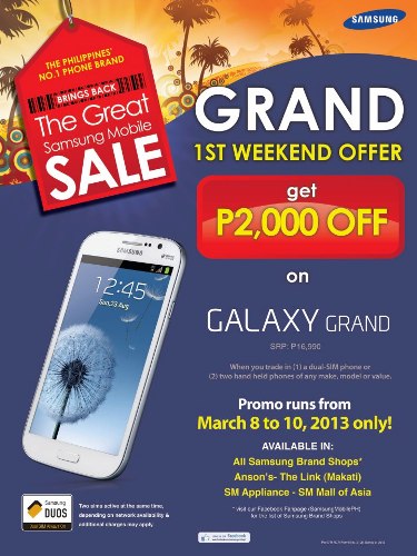 The Great Samsung Mobile Sale