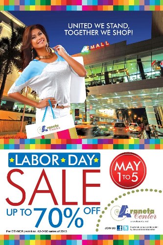 Araneta Center Labor Day Sale