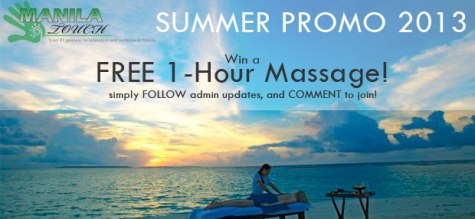 Manila Touch: Win Free 1-Hour Massage!
