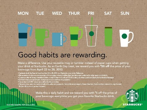 Starbucks Earth Day Treat