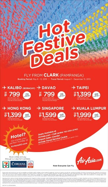 AirAsia Hot Festive Deals