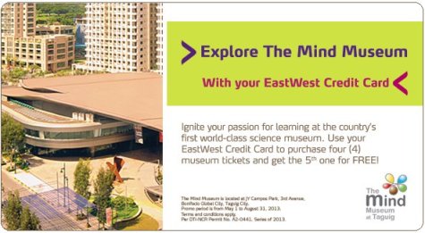 EastWest: FREE museum ticket at The Mind Museum