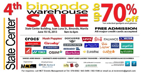 4th Binondo Warehouse Sale
