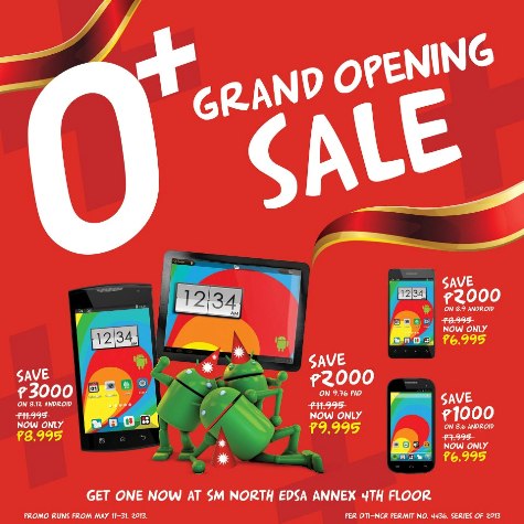 0+ Grand Opening Sale @ SM North