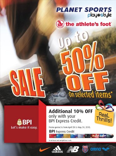 Planet Sports and the Athlete’s Foot Sale