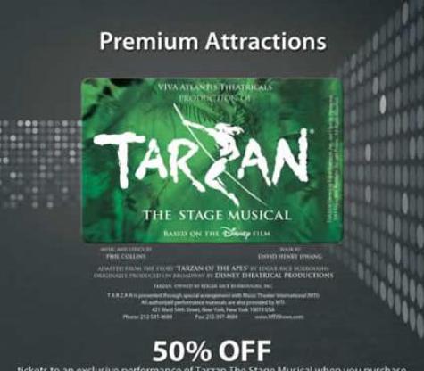 Metrobank: 50% OFF on tickets to Tarzan the Stage Musical