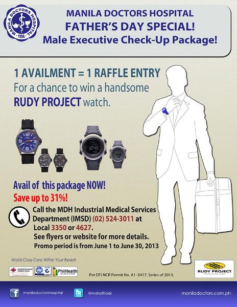 Manila Doctors Hospital Father’s Day Package