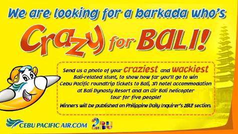 Cebu Pacific’s Crazy for Bali Promo