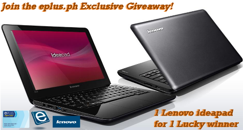 e-Plus: Lenovo ideapad Exclusive Giveaway!