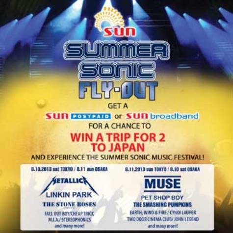 Sun Summer Sonic Fly-Out
