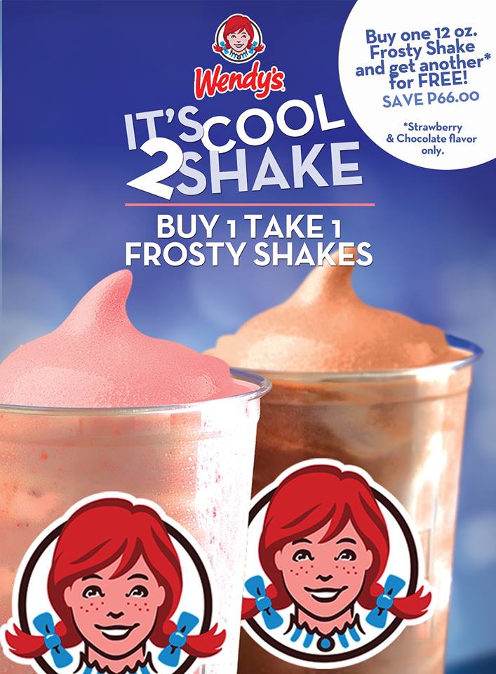 Wendy’s Buy 1 Take 1 on Frosty Shakes