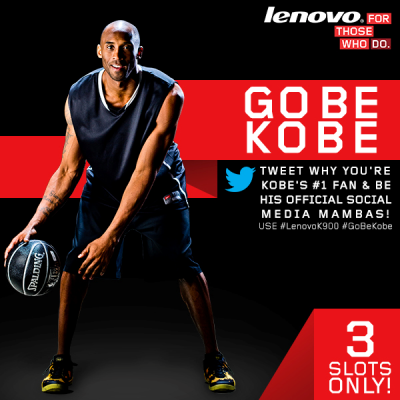 Lenovo: Go Be Kobe Promo