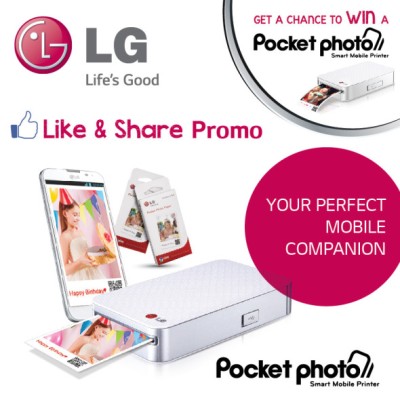 LG Pocket Photo: Like + Share & Win Promo