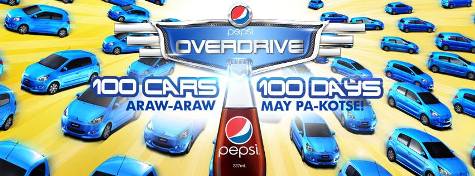 Pepsi Overdrive 100 Cars in 100 Days Raffle